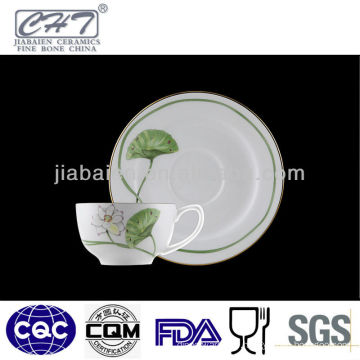 A035 Hot sell fine bone china tea coffee tableware cup decorated